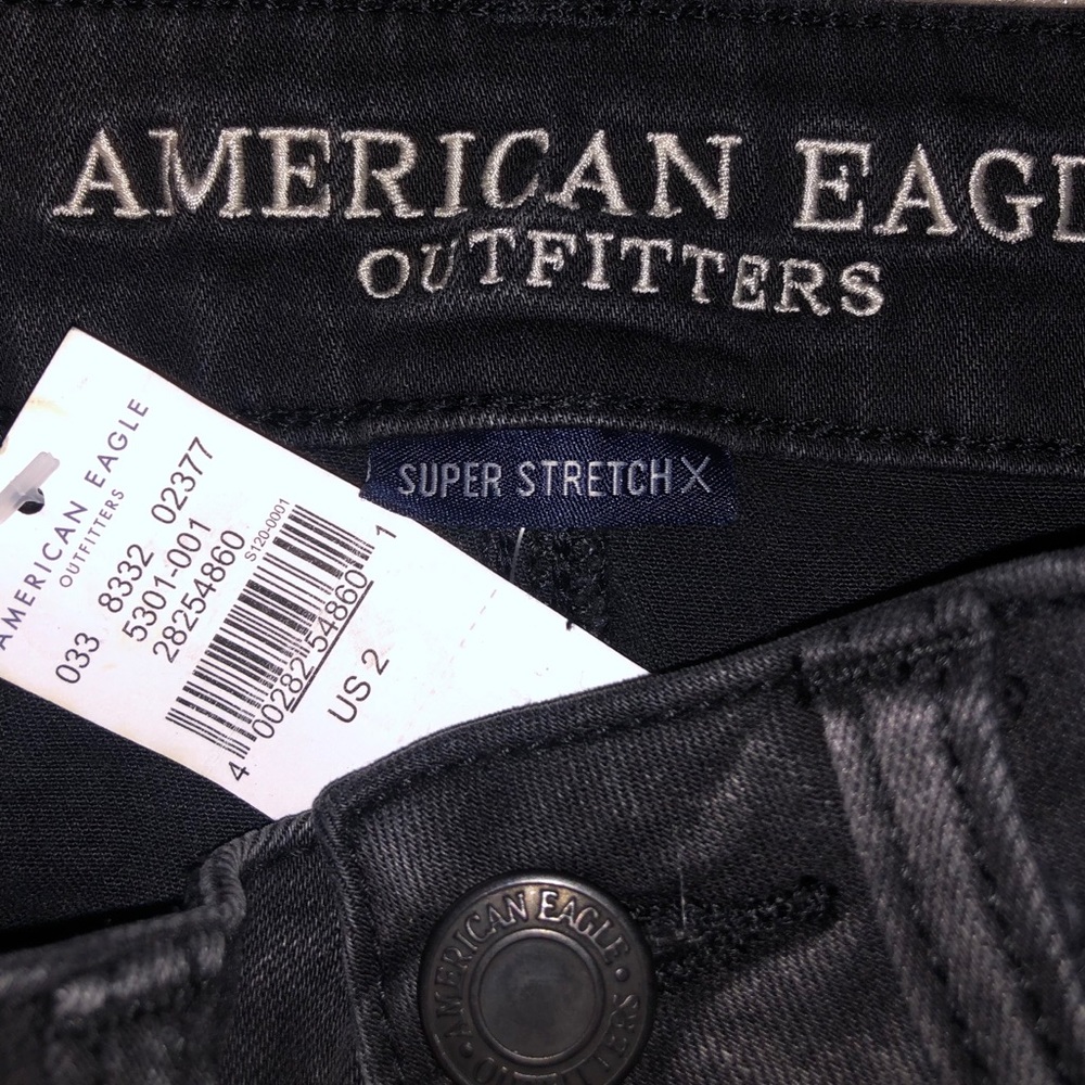 Black American Eagle Jean Skirt (super stretch) - Picture 1 of 3